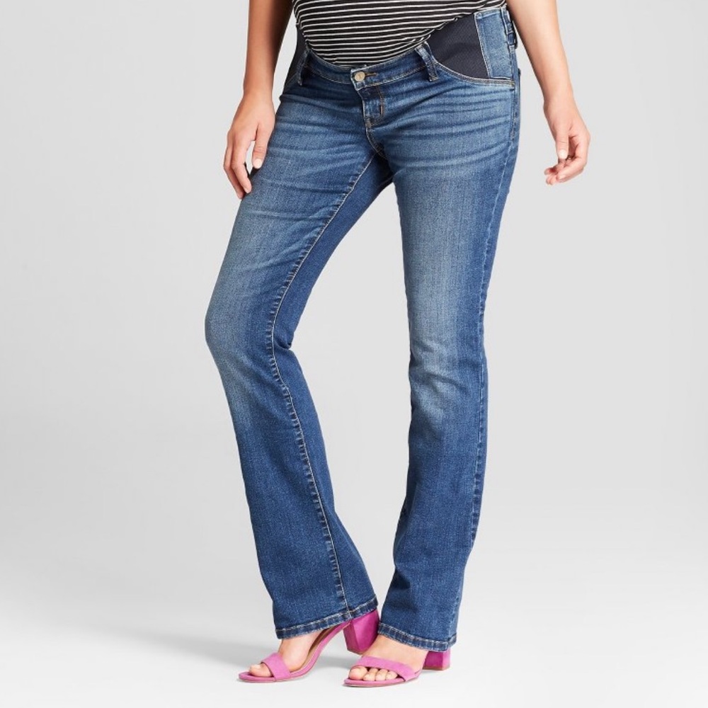 Isabel Maternity Skinny Bootcut Jeans Size 14